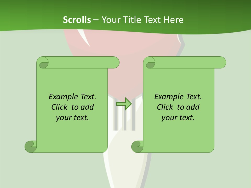 A Fork With A Heart Shaped Piece Of Food On It PowerPoint Template
