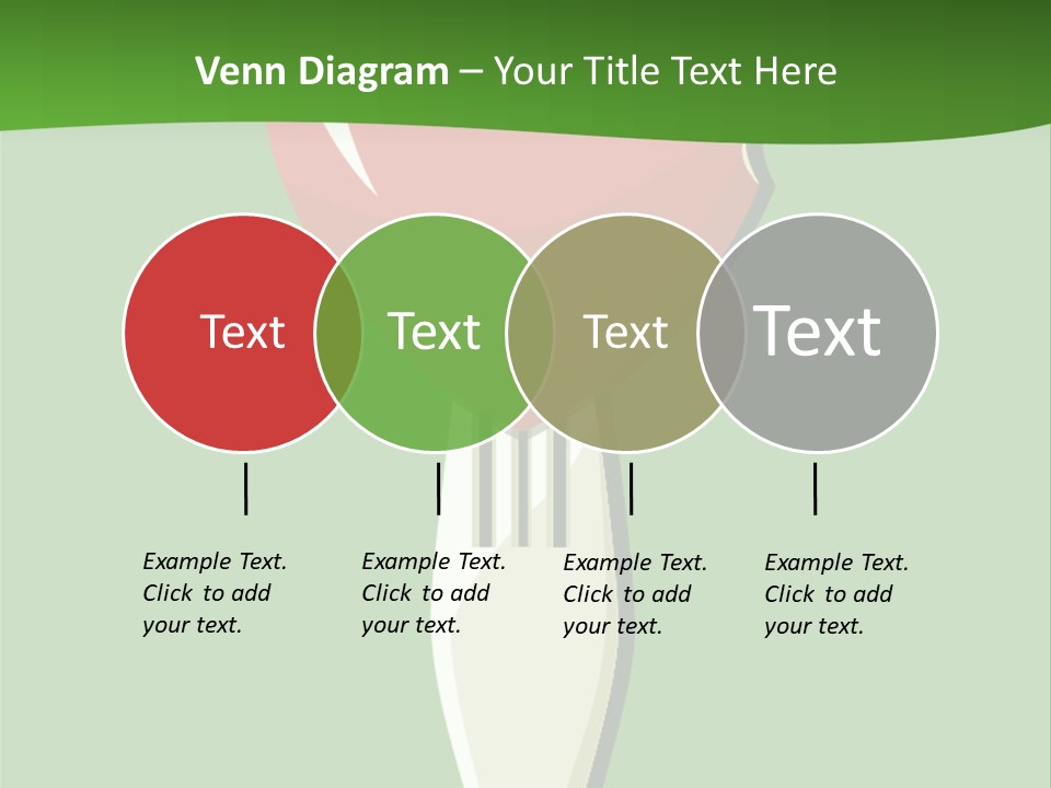 A Fork With A Heart Shaped Piece Of Food On It PowerPoint Template