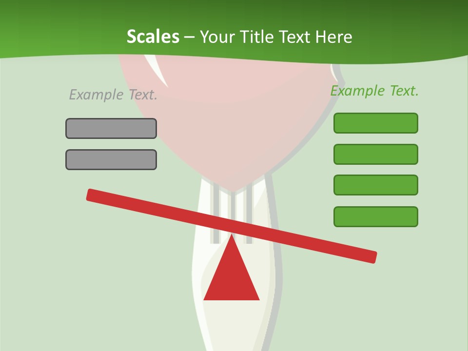 A Fork With A Heart Shaped Piece Of Food On It PowerPoint Template