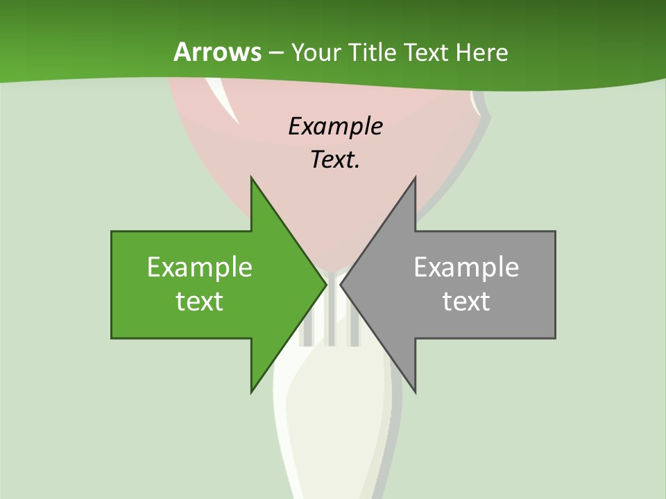 A Fork With A Heart Shaped Piece Of Food On It PowerPoint Template