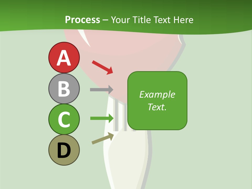 A Fork With A Heart Shaped Piece Of Food On It PowerPoint Template