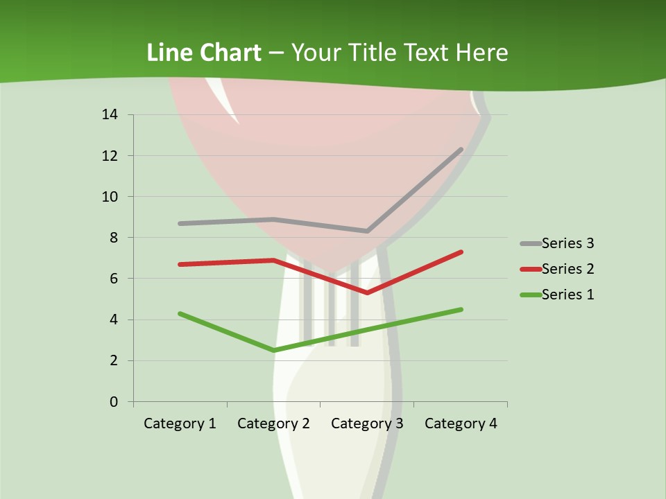 A Fork With A Heart Shaped Piece Of Food On It PowerPoint Template