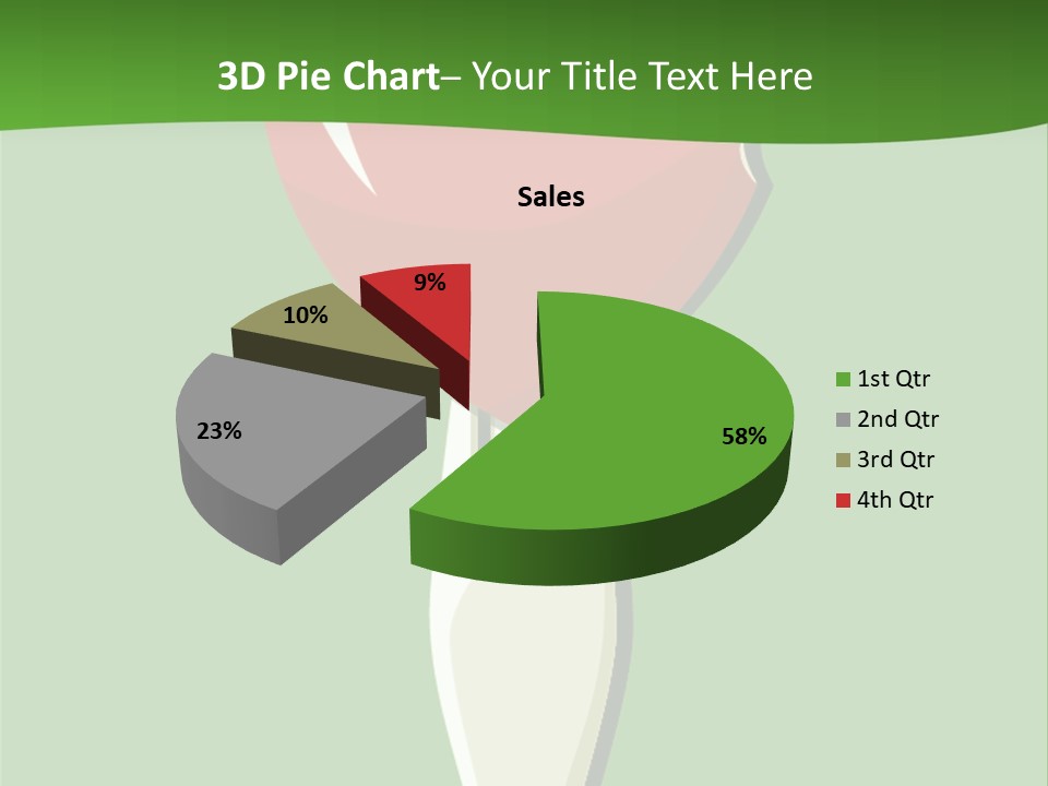 A Fork With A Heart Shaped Piece Of Food On It PowerPoint Template
