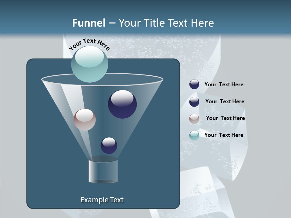 A Heart Shaped Ice Cubes On A Blue Background PowerPoint Template