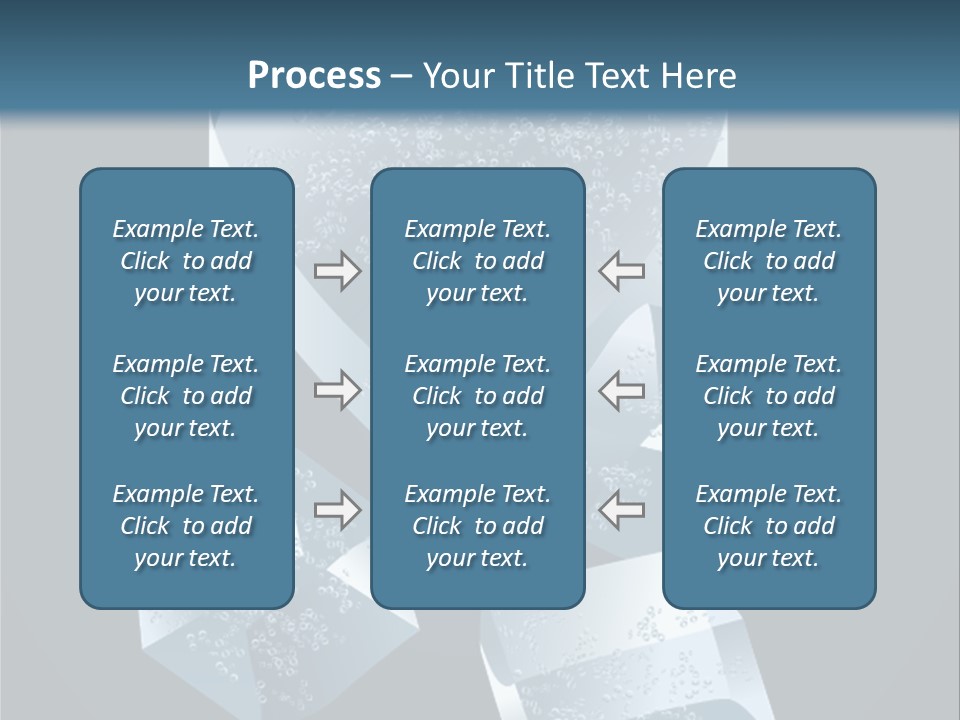 A Heart Shaped Ice Cubes On A Blue Background PowerPoint Template