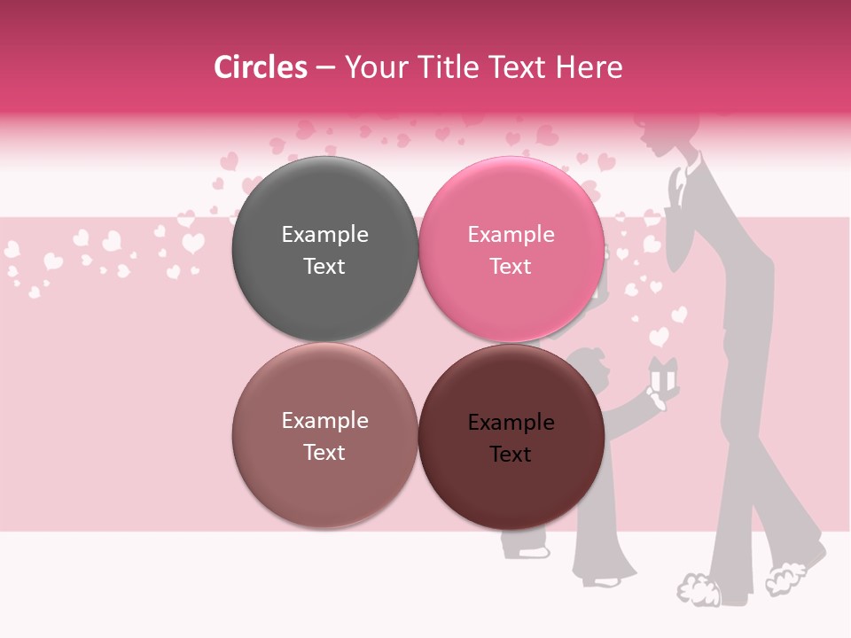 A Woman Giving A Present To A Child PowerPoint Template