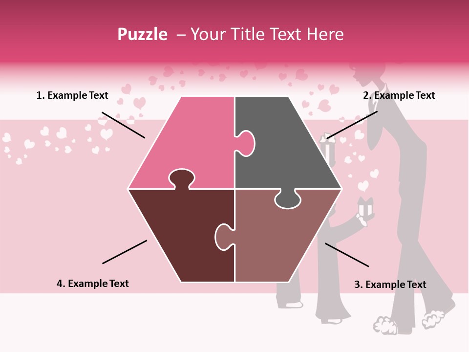 A Woman Giving A Present To A Child PowerPoint Template