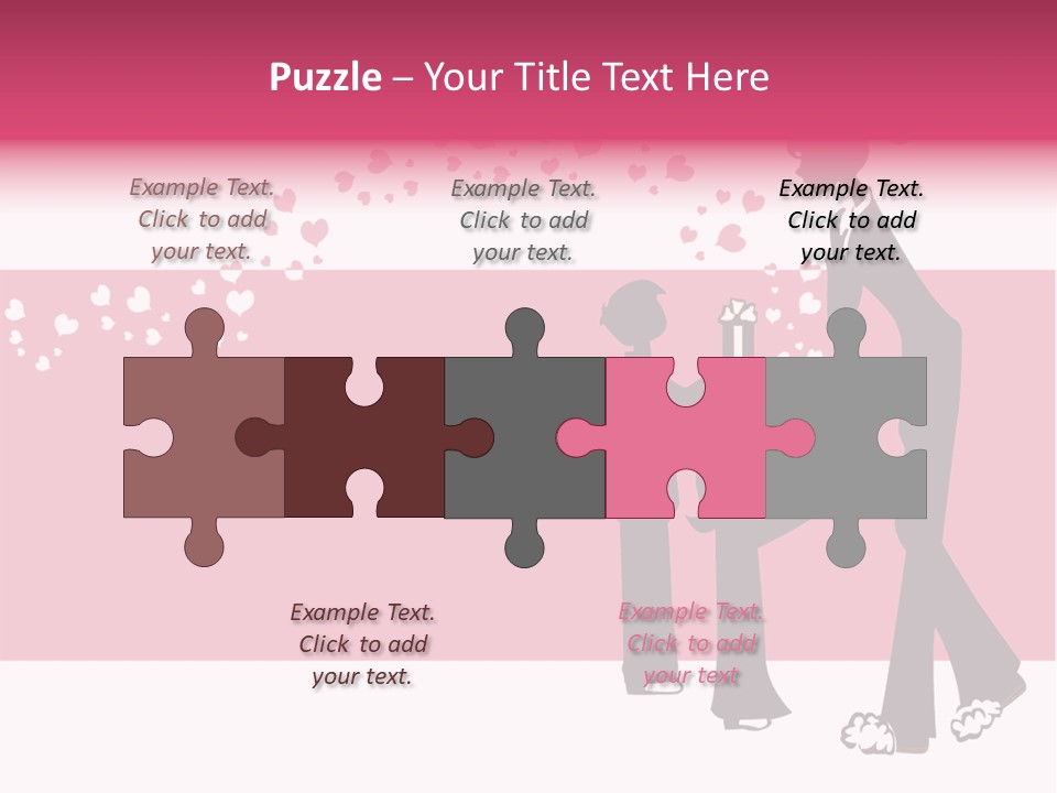 A Woman Giving A Present To A Child PowerPoint Template