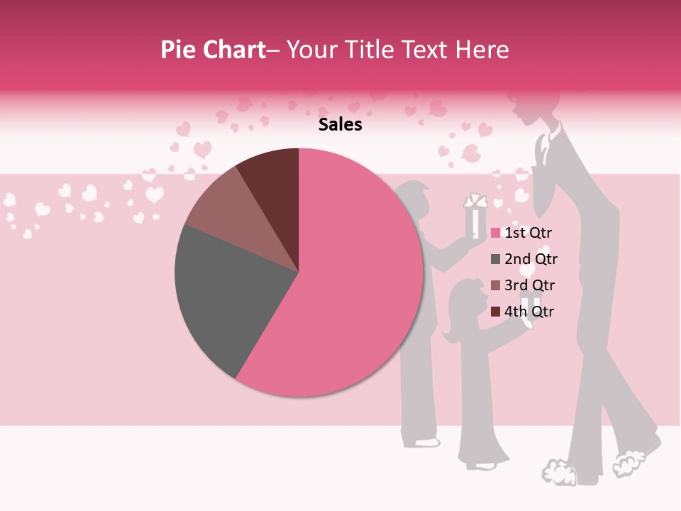 A Woman Giving A Present To A Child PowerPoint Template