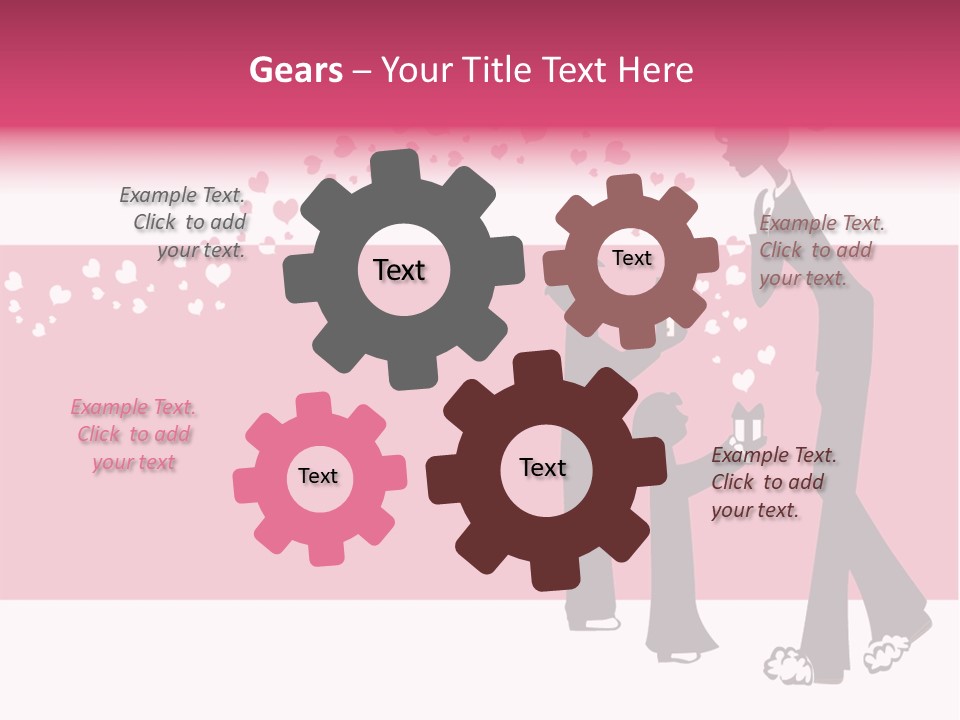 A Woman Giving A Present To A Child PowerPoint Template