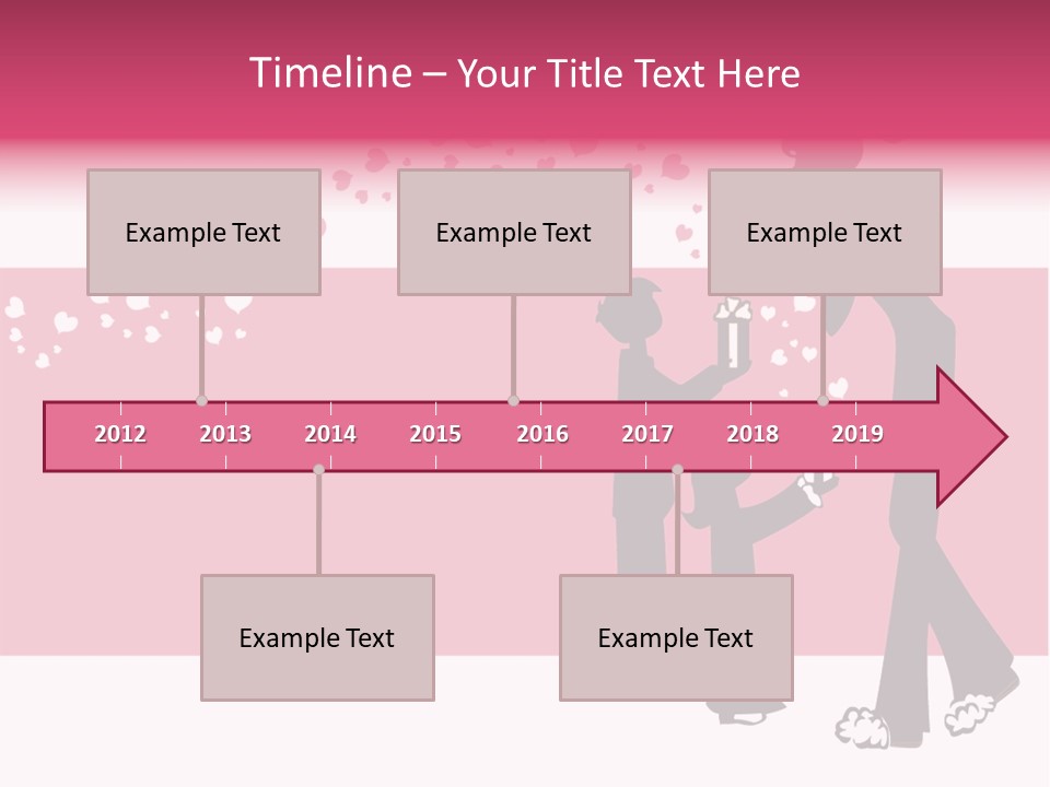 A Woman Giving A Present To A Child PowerPoint Template