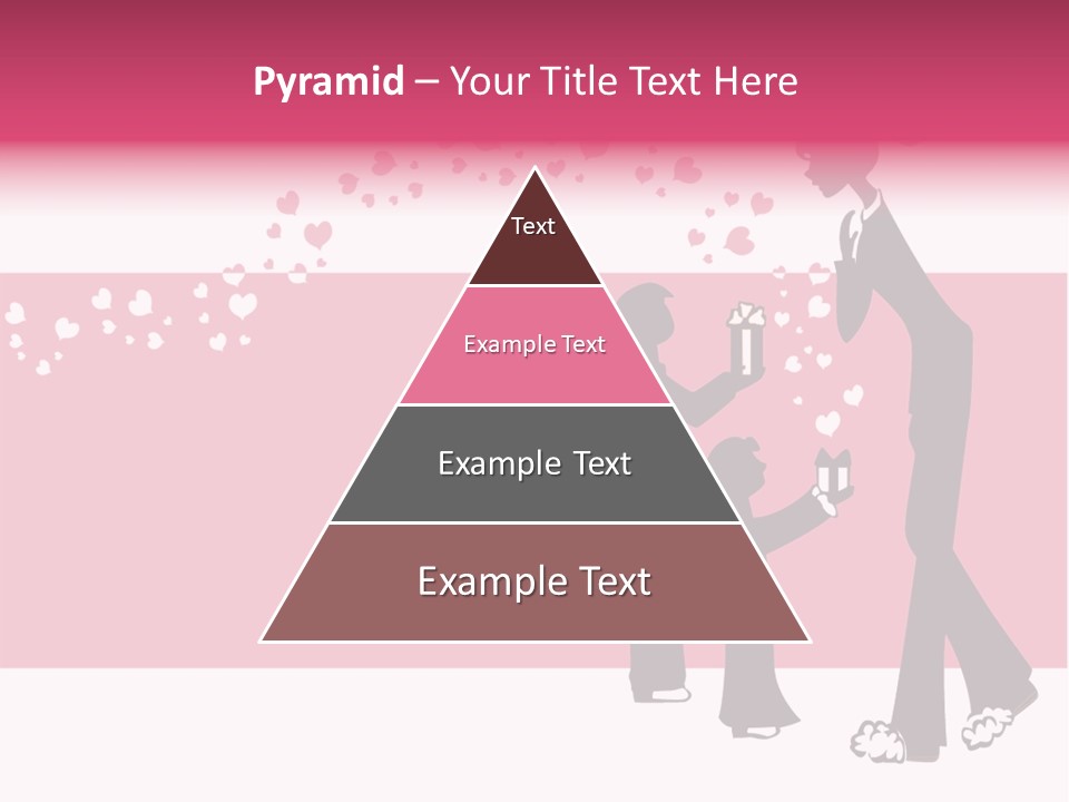 A Woman Giving A Present To A Child PowerPoint Template