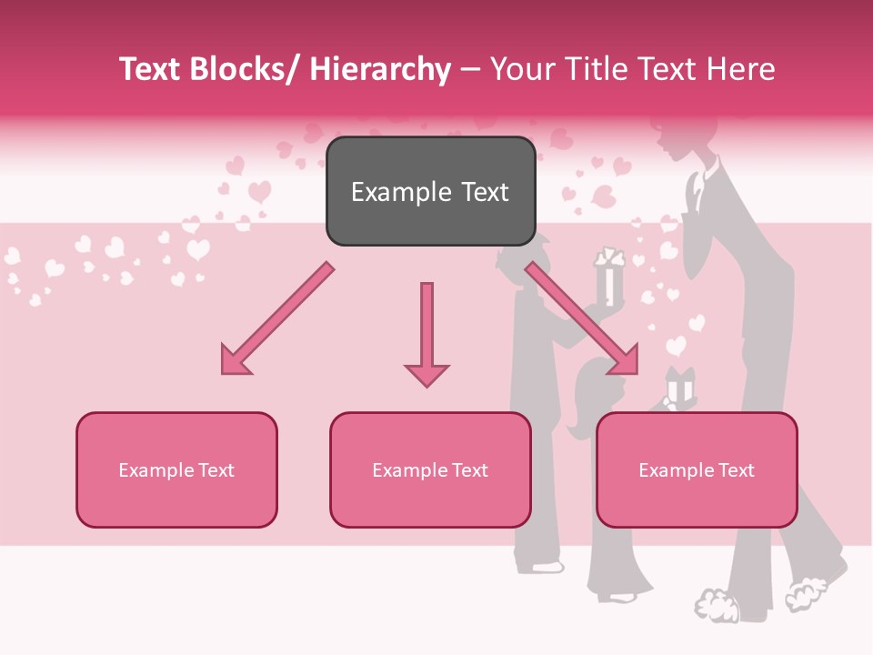 A Woman Giving A Present To A Child PowerPoint Template