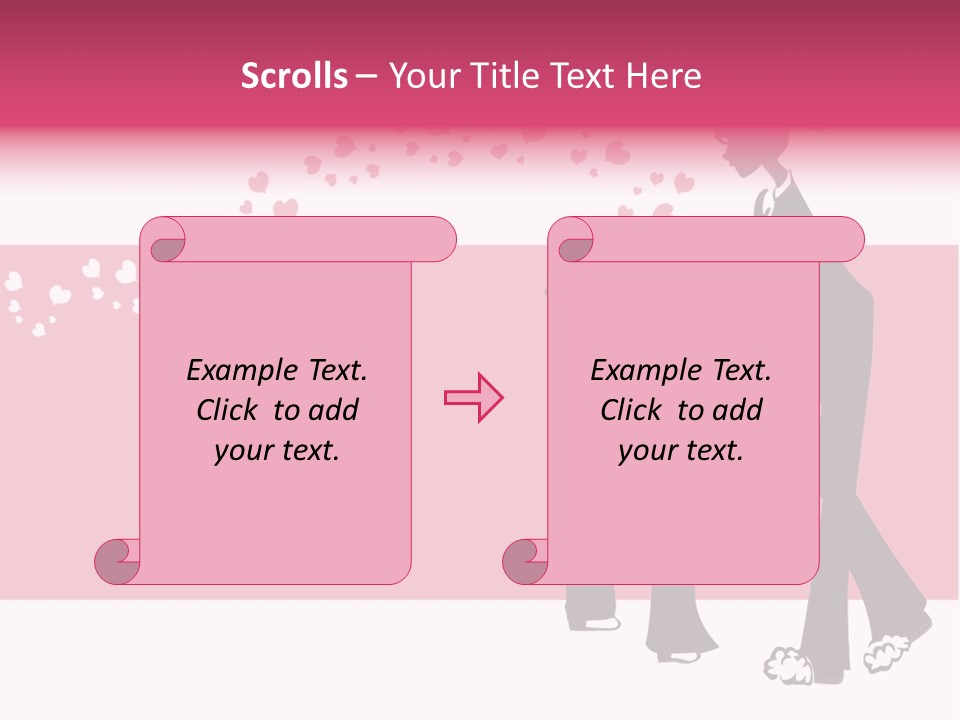 A Woman Giving A Present To A Child PowerPoint Template