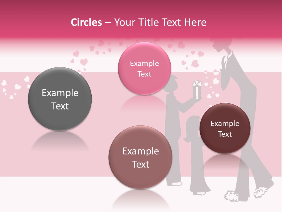 A Woman Giving A Present To A Child PowerPoint Template