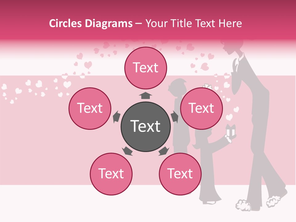 A Woman Giving A Present To A Child PowerPoint Template