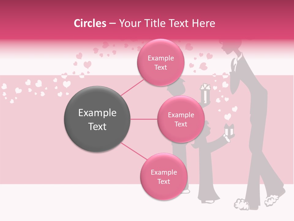 A Woman Giving A Present To A Child PowerPoint Template