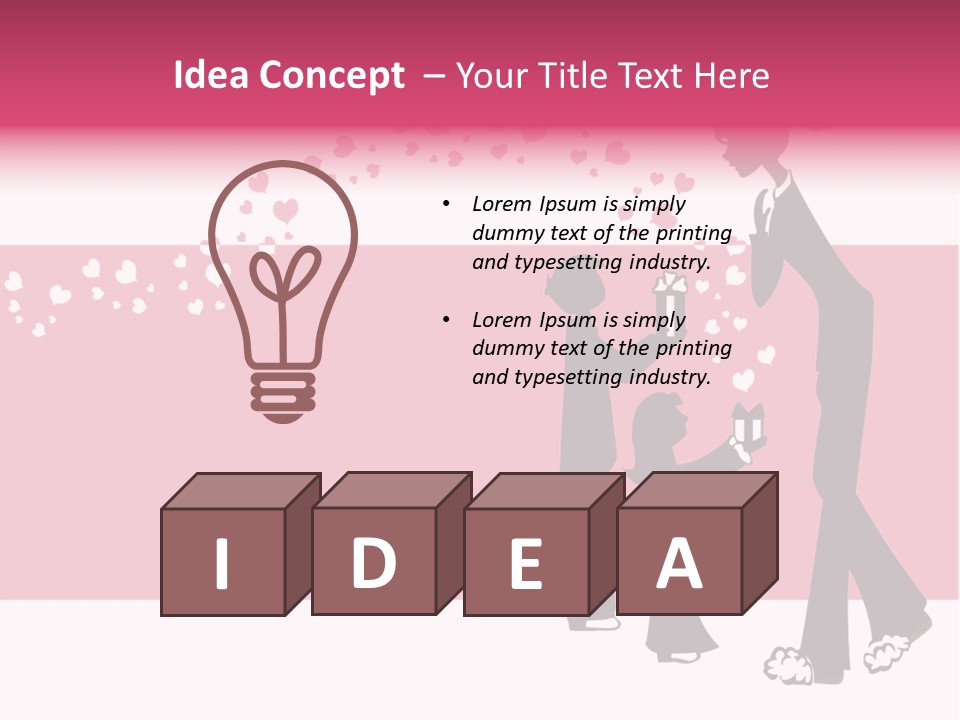 A Woman Giving A Present To A Child PowerPoint Template