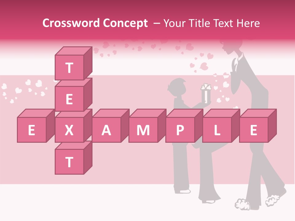 A Woman Giving A Present To A Child PowerPoint Template