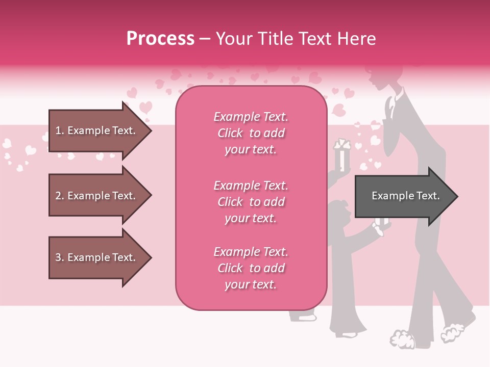 A Woman Giving A Present To A Child PowerPoint Template