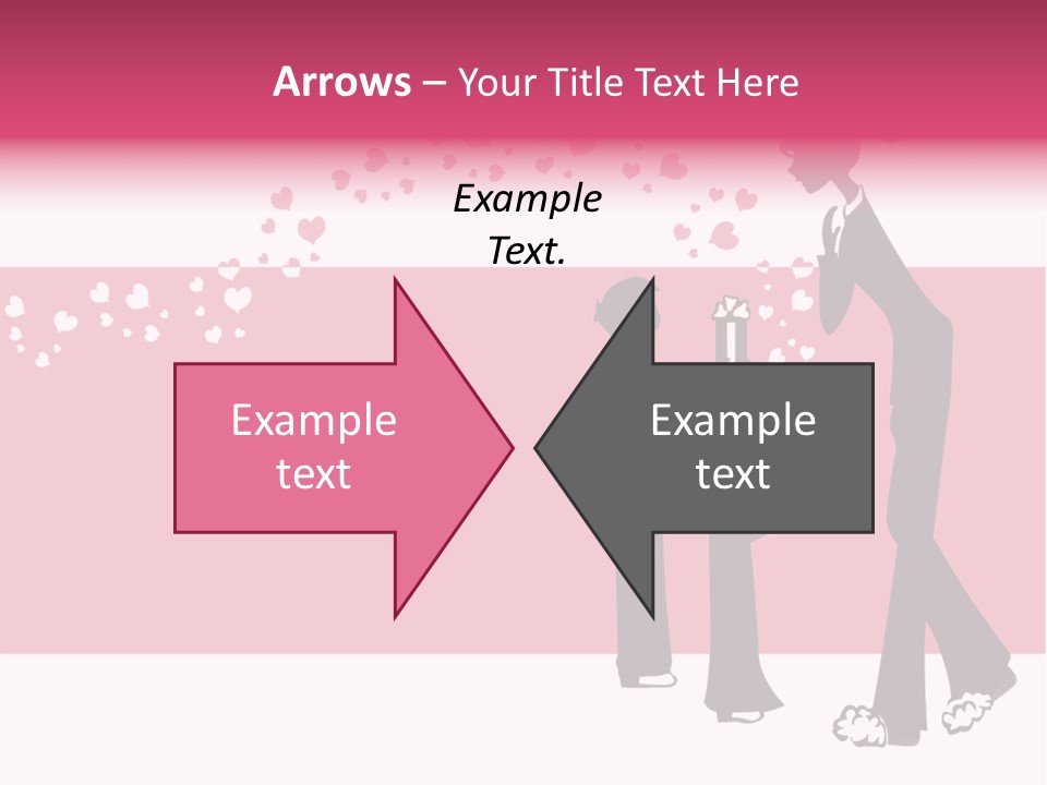 A Woman Giving A Present To A Child PowerPoint Template