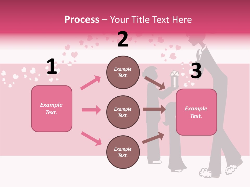 A Woman Giving A Present To A Child PowerPoint Template