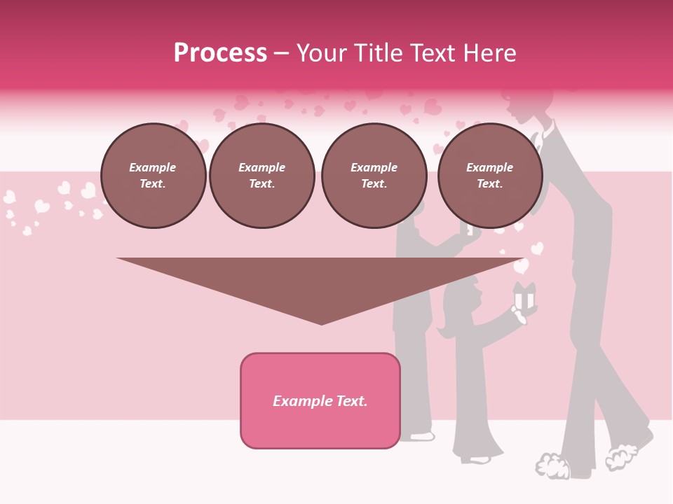 A Woman Giving A Present To A Child PowerPoint Template