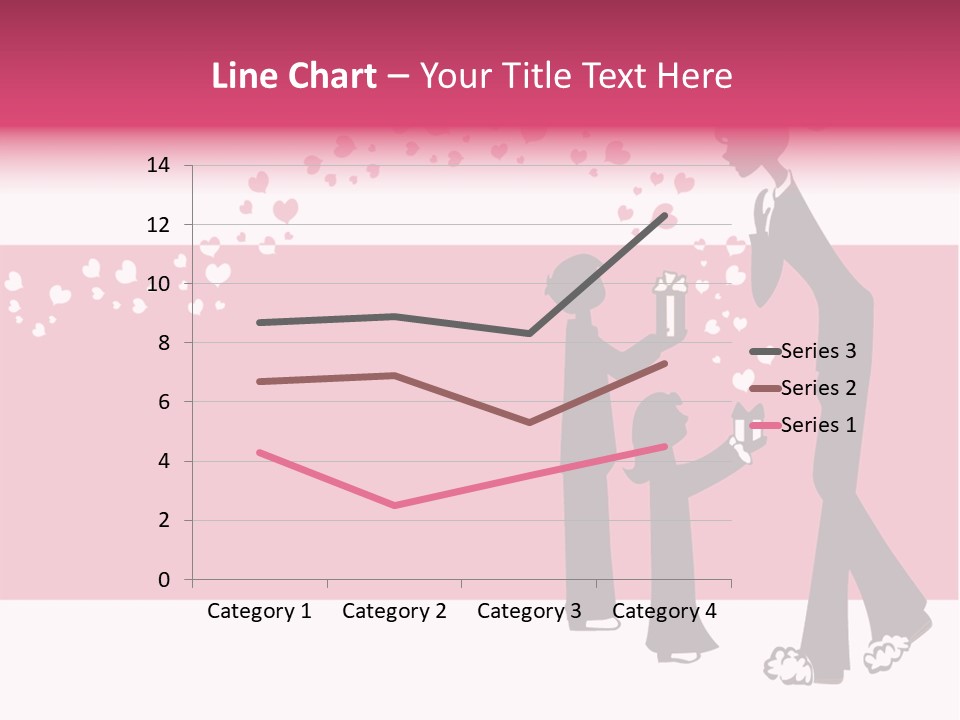 A Woman Giving A Present To A Child PowerPoint Template