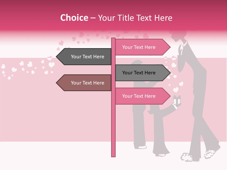 A Woman Giving A Present To A Child PowerPoint Template