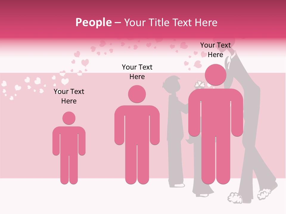 A Woman Giving A Present To A Child PowerPoint Template