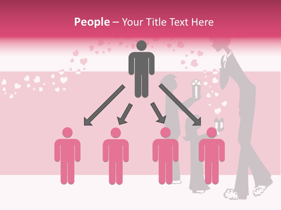 A Woman Giving A Present To A Child PowerPoint Template