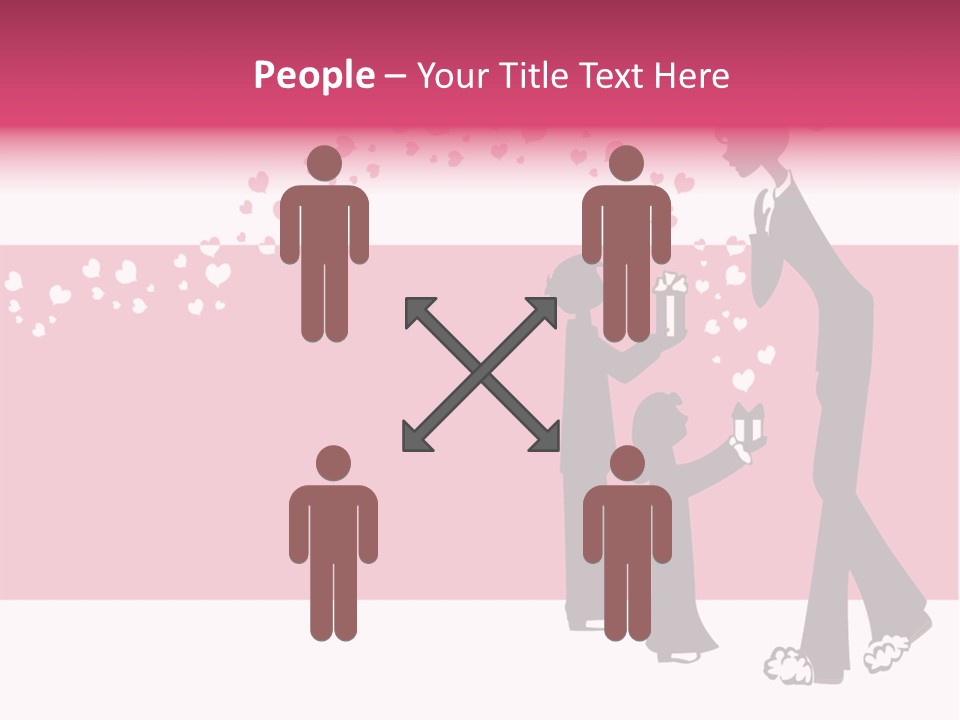 A Woman Giving A Present To A Child PowerPoint Template