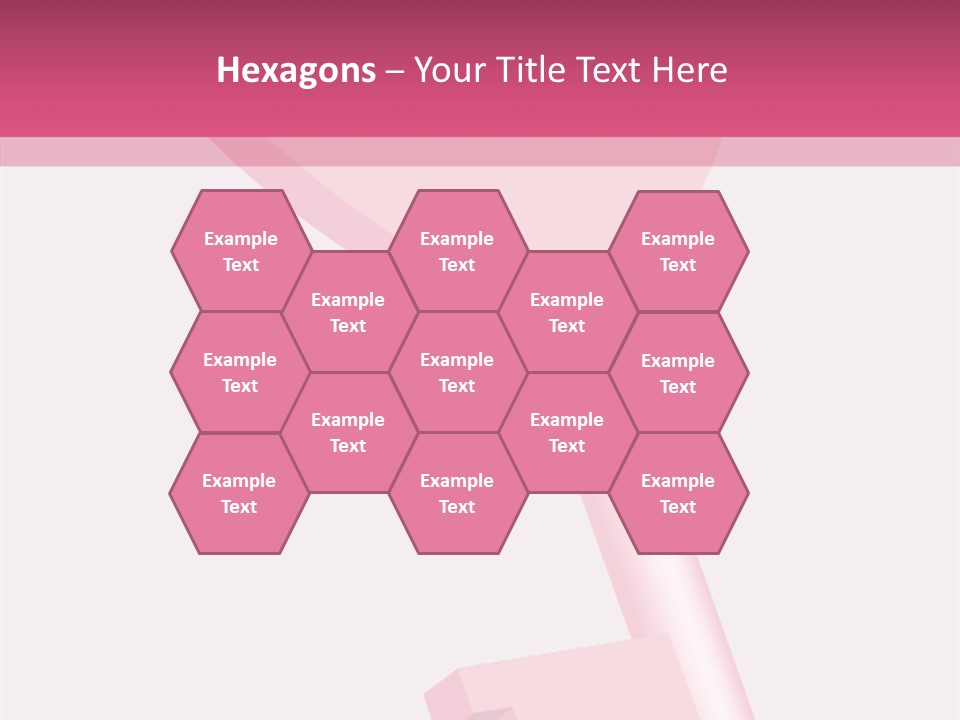 A Pink Heart Shaped Key On A Pink Background PowerPoint Template