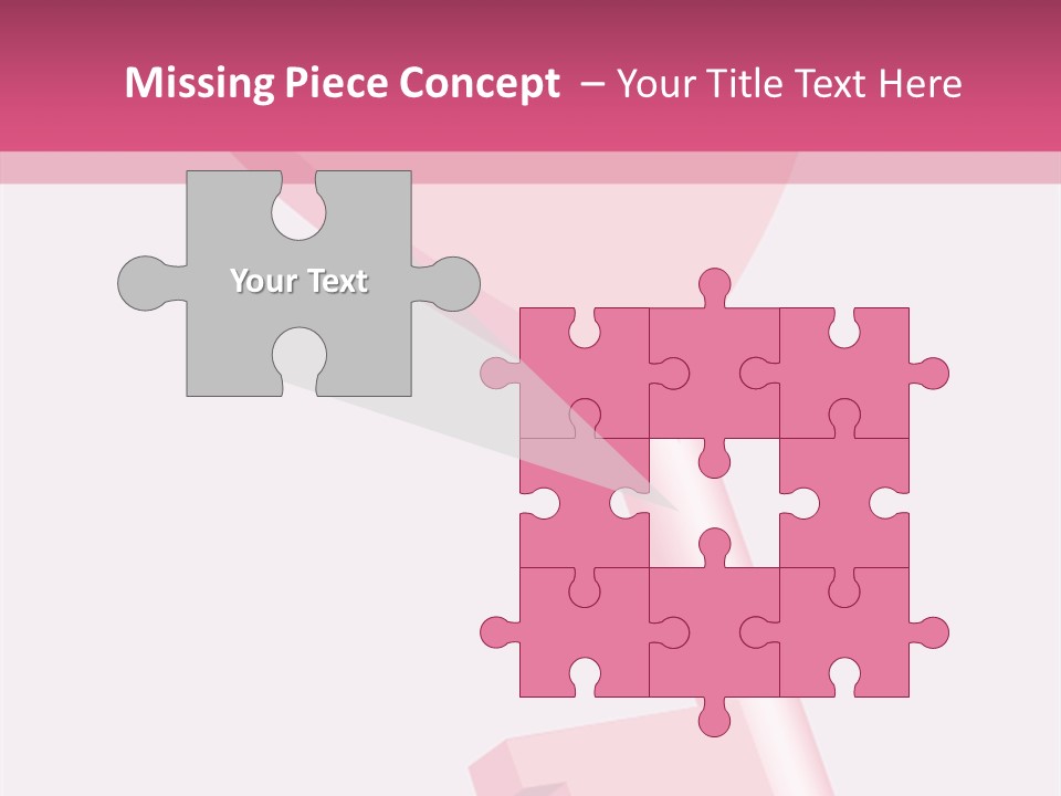 A Pink Heart Shaped Key On A Pink Background PowerPoint Template