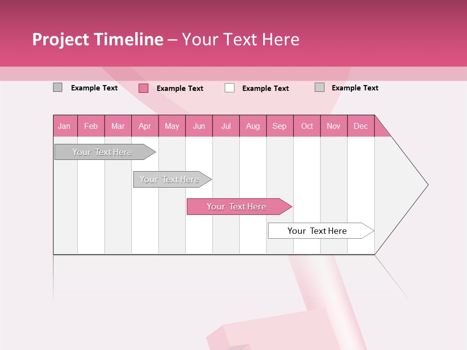 A Pink Heart Shaped Key On A Pink Background PowerPoint Template