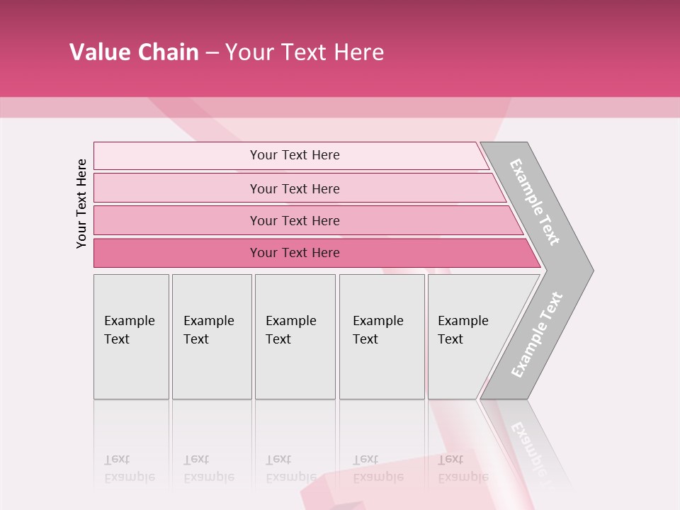 A Pink Heart Shaped Key On A Pink Background PowerPoint Template