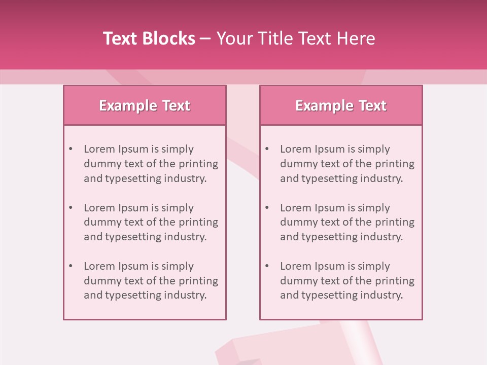 A Pink Heart Shaped Key On A Pink Background PowerPoint Template
