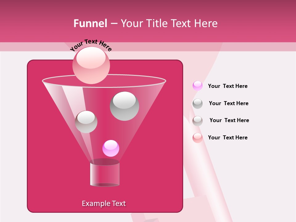 A Pink Heart Shaped Key On A Pink Background PowerPoint Template