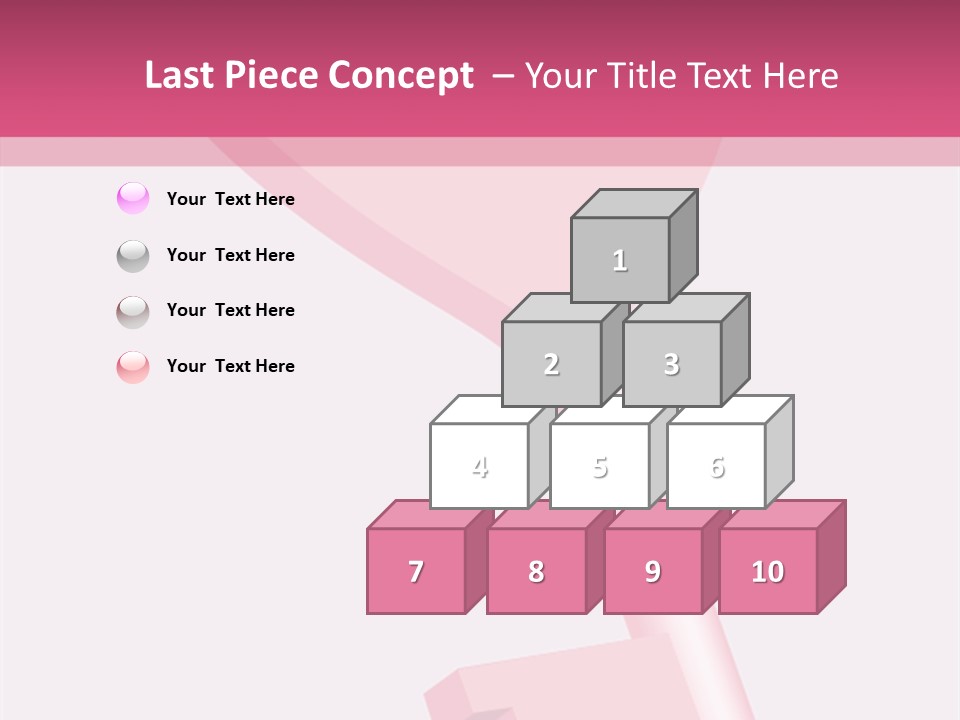 A Pink Heart Shaped Key On A Pink Background PowerPoint Template