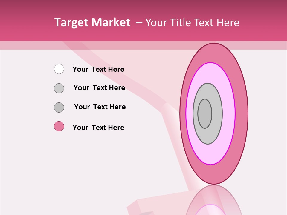 A Pink Heart Shaped Key On A Pink Background PowerPoint Template