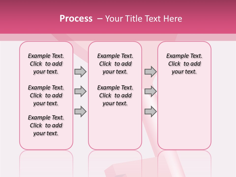 A Pink Heart Shaped Key On A Pink Background PowerPoint Template