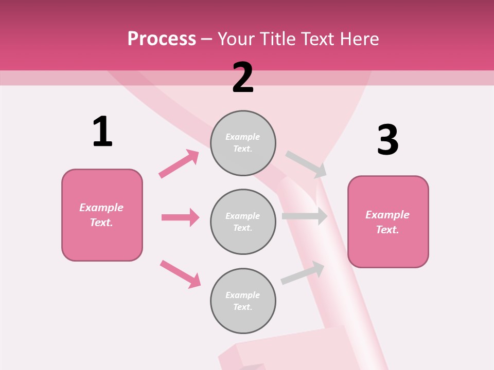 A Pink Heart Shaped Key On A Pink Background PowerPoint Template