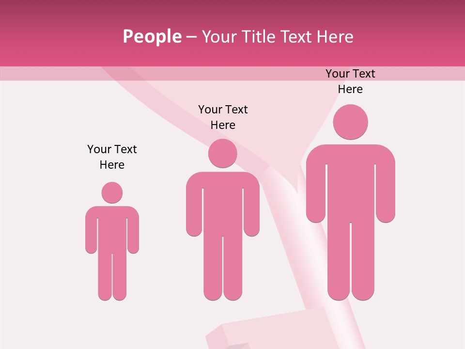 A Pink Heart Shaped Key On A Pink Background PowerPoint Template