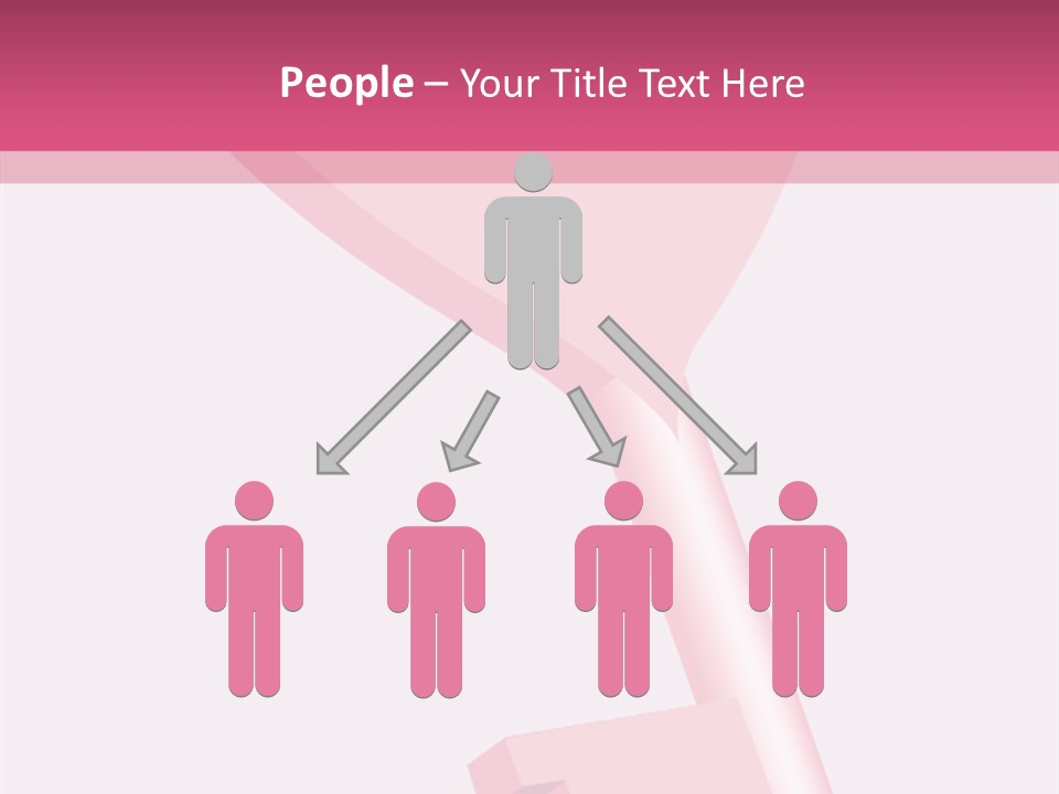 A Pink Heart Shaped Key On A Pink Background PowerPoint Template
