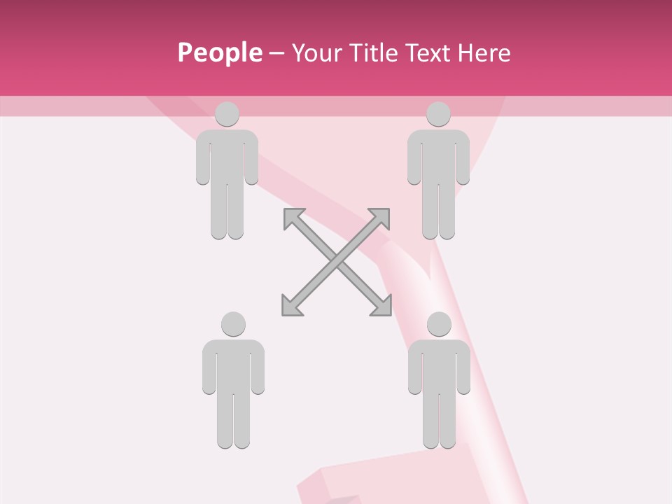 A Pink Heart Shaped Key On A Pink Background PowerPoint Template