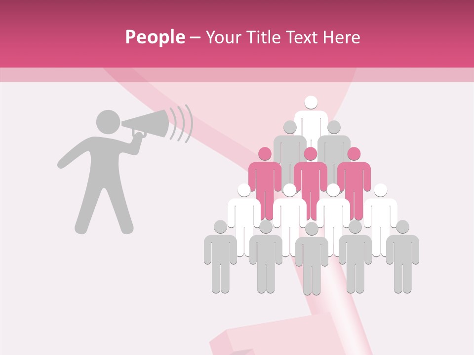A Pink Heart Shaped Key On A Pink Background PowerPoint Template