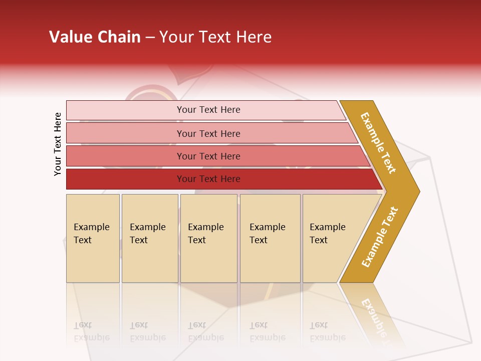 A Envelope With Hearts Coming Out Of It PowerPoint Template