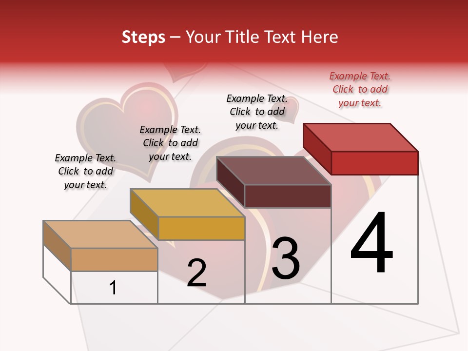 A Envelope With Hearts Coming Out Of It PowerPoint Template