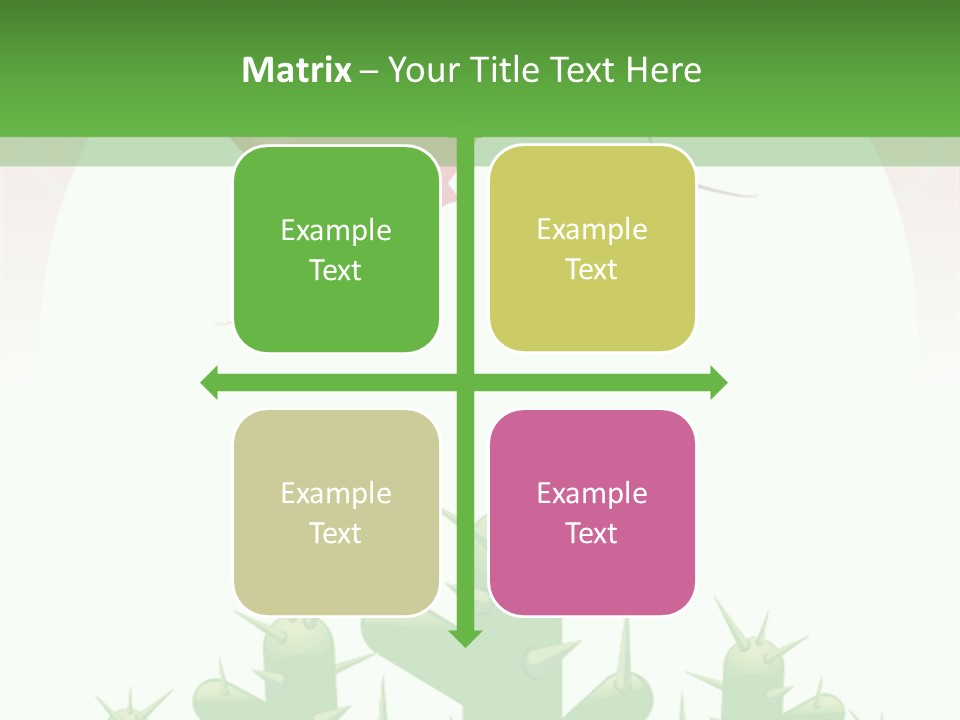 A Green And Pink Powerpoint Presentation PowerPoint Template