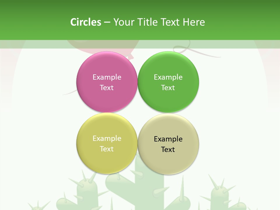 A Green And Pink Powerpoint Presentation PowerPoint Template